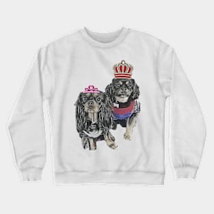 Tia and Teddy the cavaliers Crewneck Sweatshirt